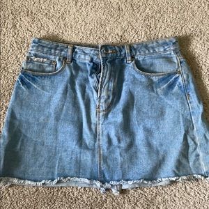 Blue jean skirt